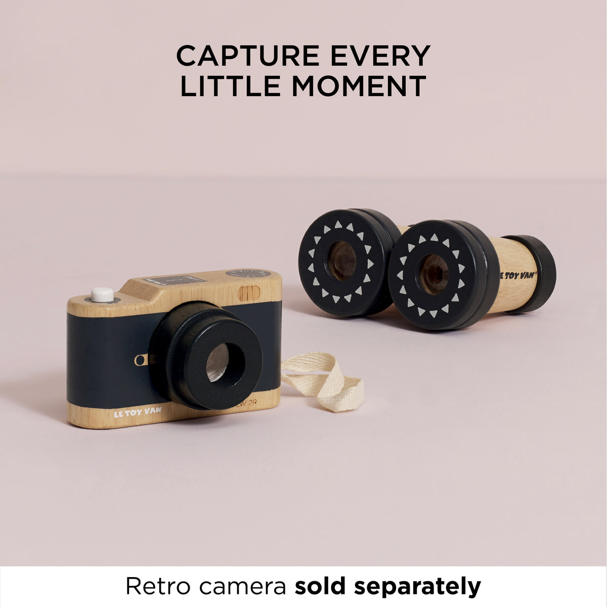 Wooden Retro Binoculars