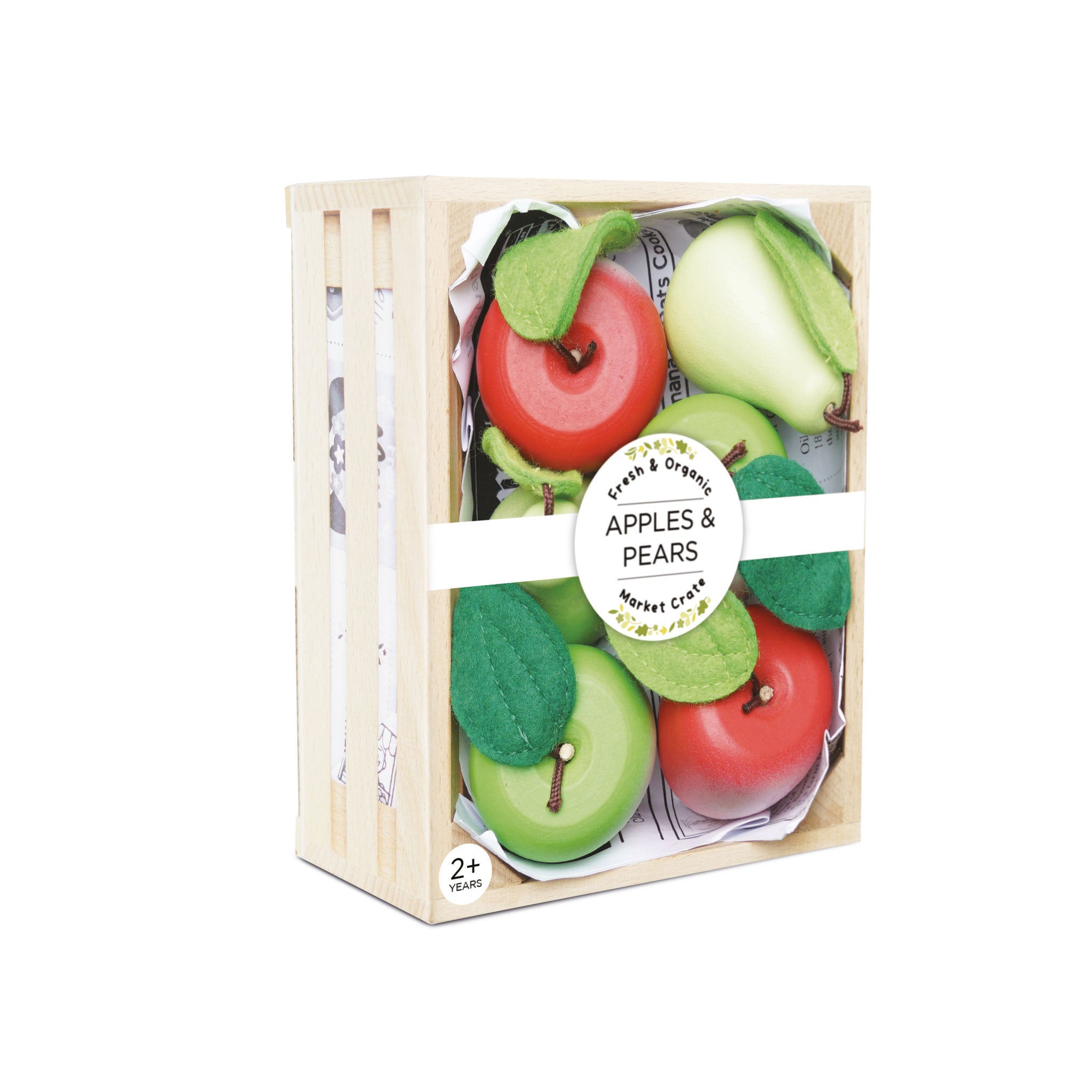 Orchard Fruits Wooden Market Crate