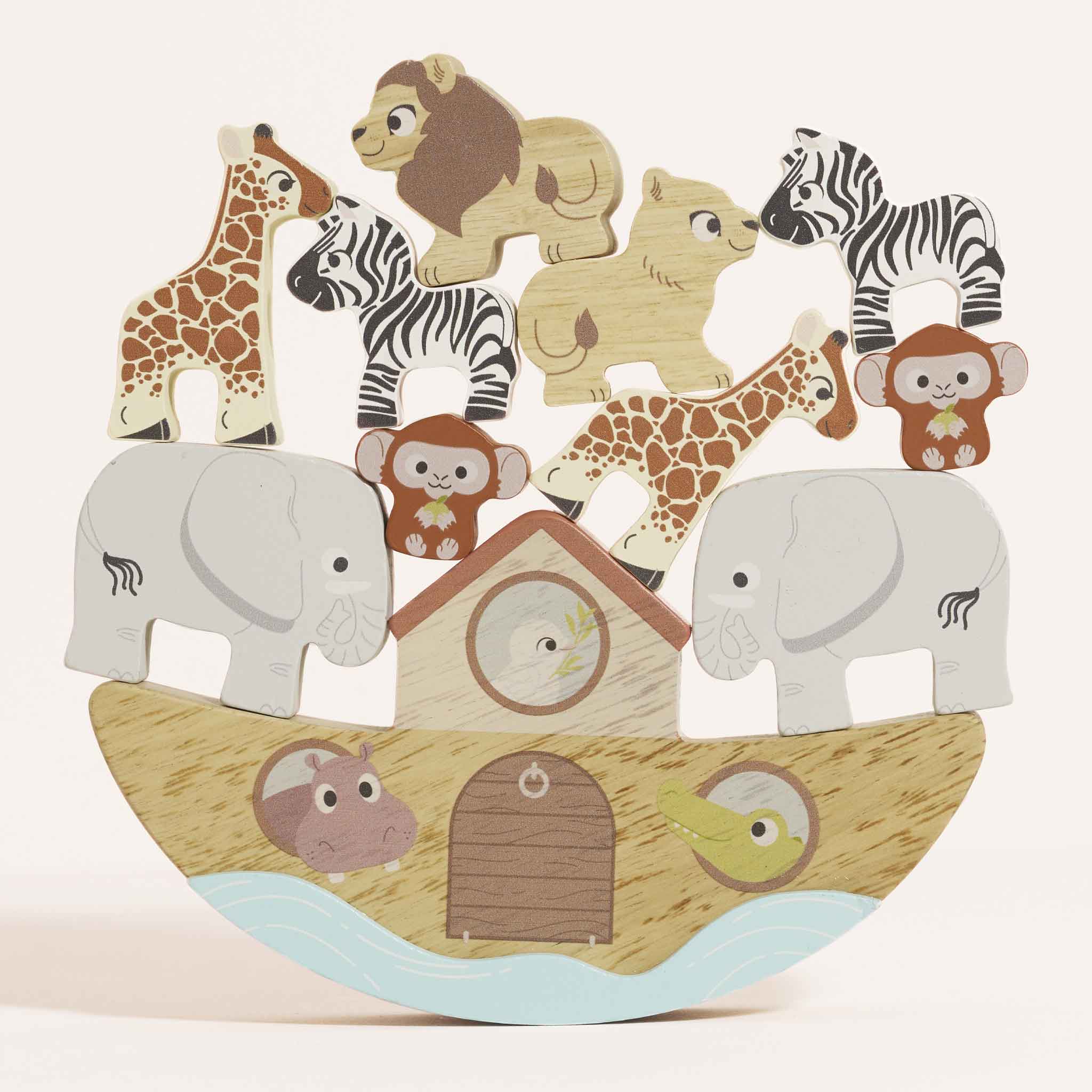 Noah's Balancing Ark | Wooden Animal Stacker | Le Toy Van – Le Toy