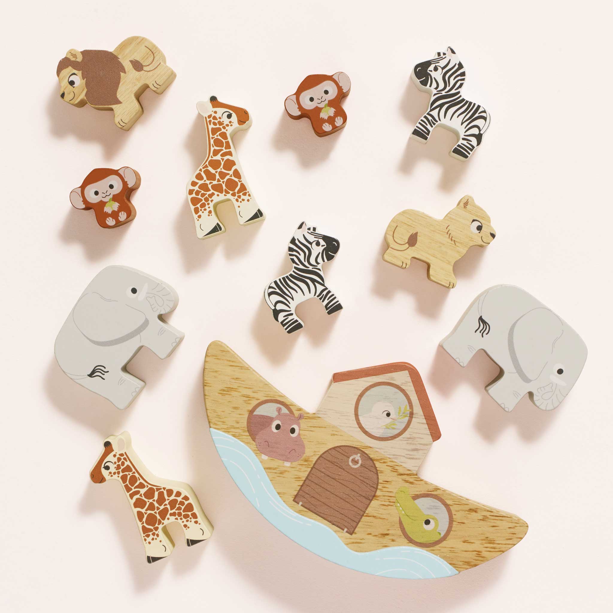 Noah's Balancing Ark | Wooden Animal Stacker | Le Toy Van – Le Toy