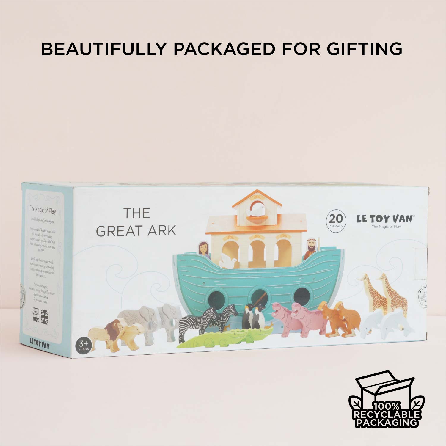 Noah's Great Wooden Ark & Animals | Classic Toy | Le Toy Van