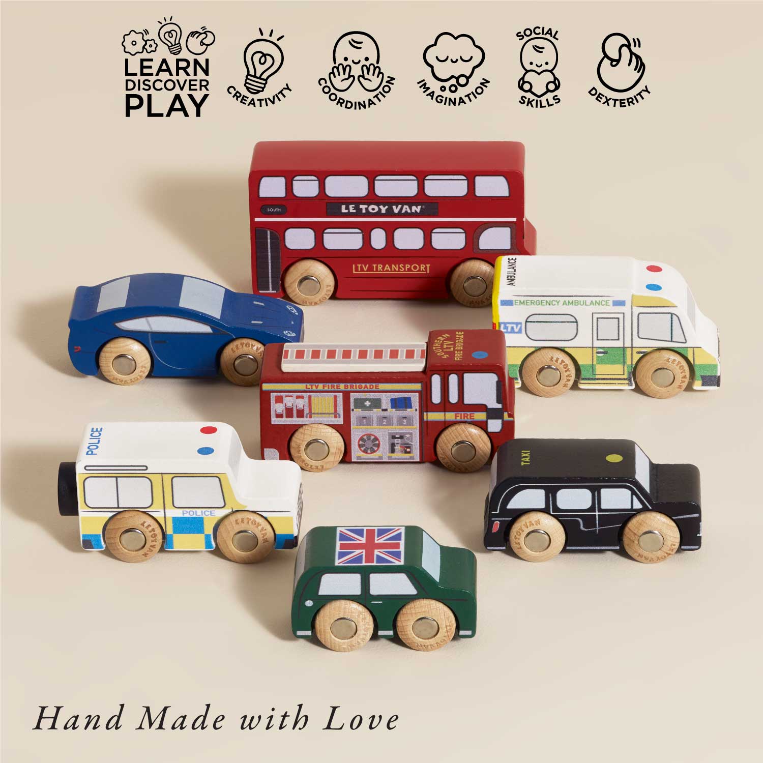 Le Toy Van Little London Vehicle Set Le Toy Van Little London Vehicle Set