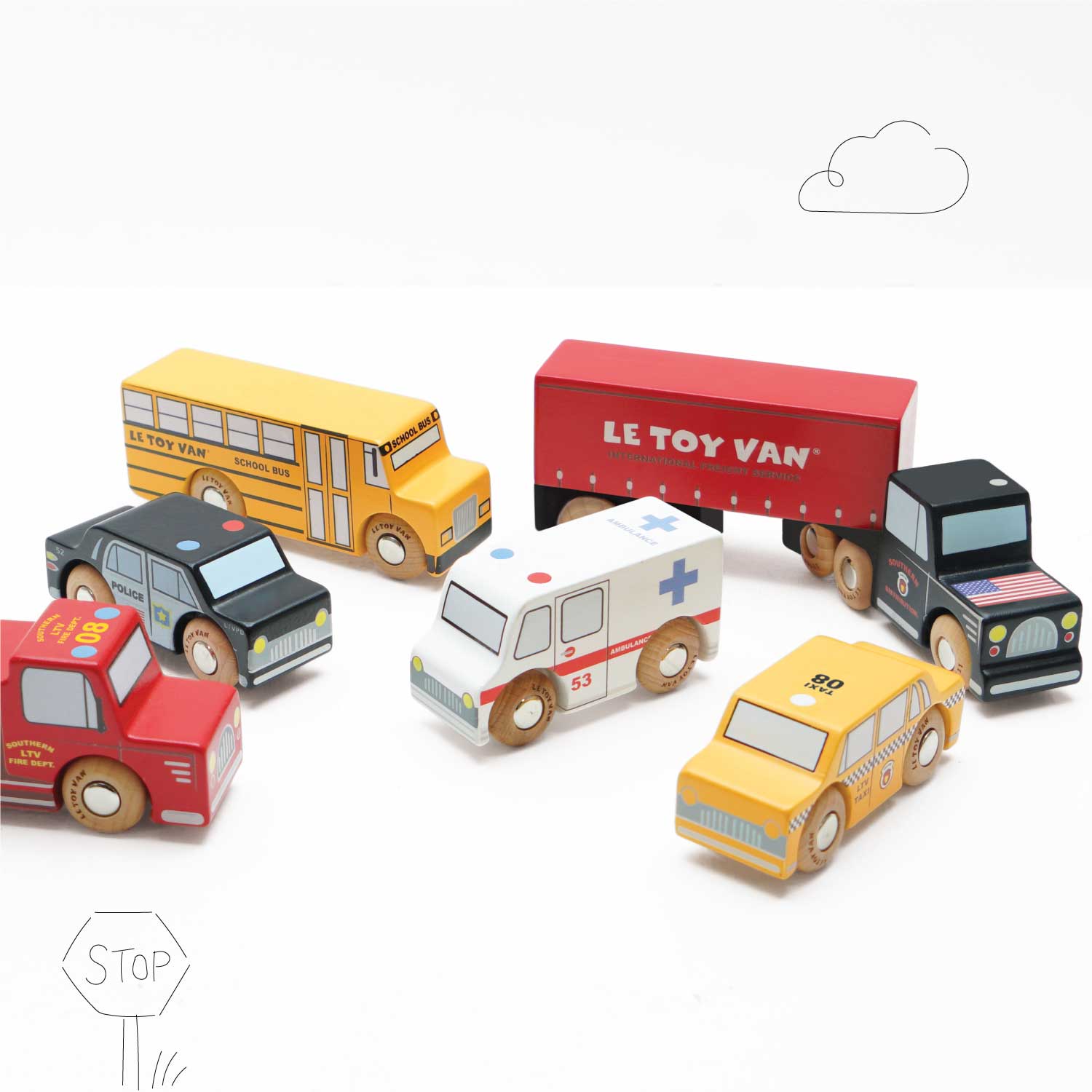 New York Toy Car Set