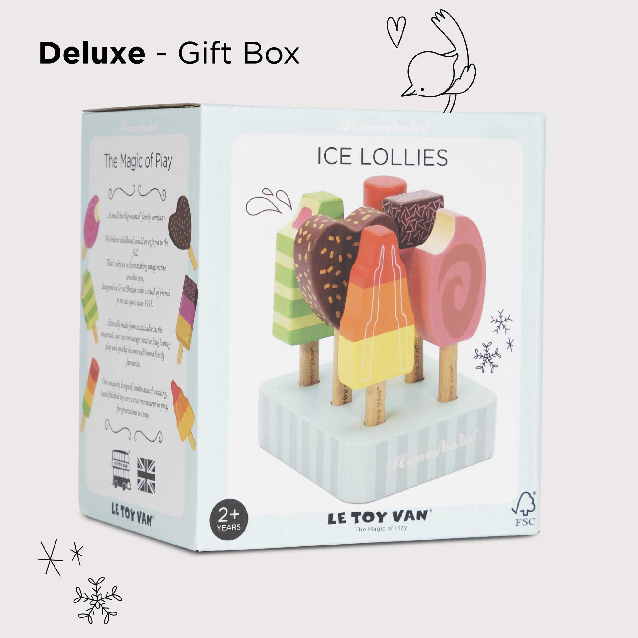 Wooden Ice Lollies & Popsicles