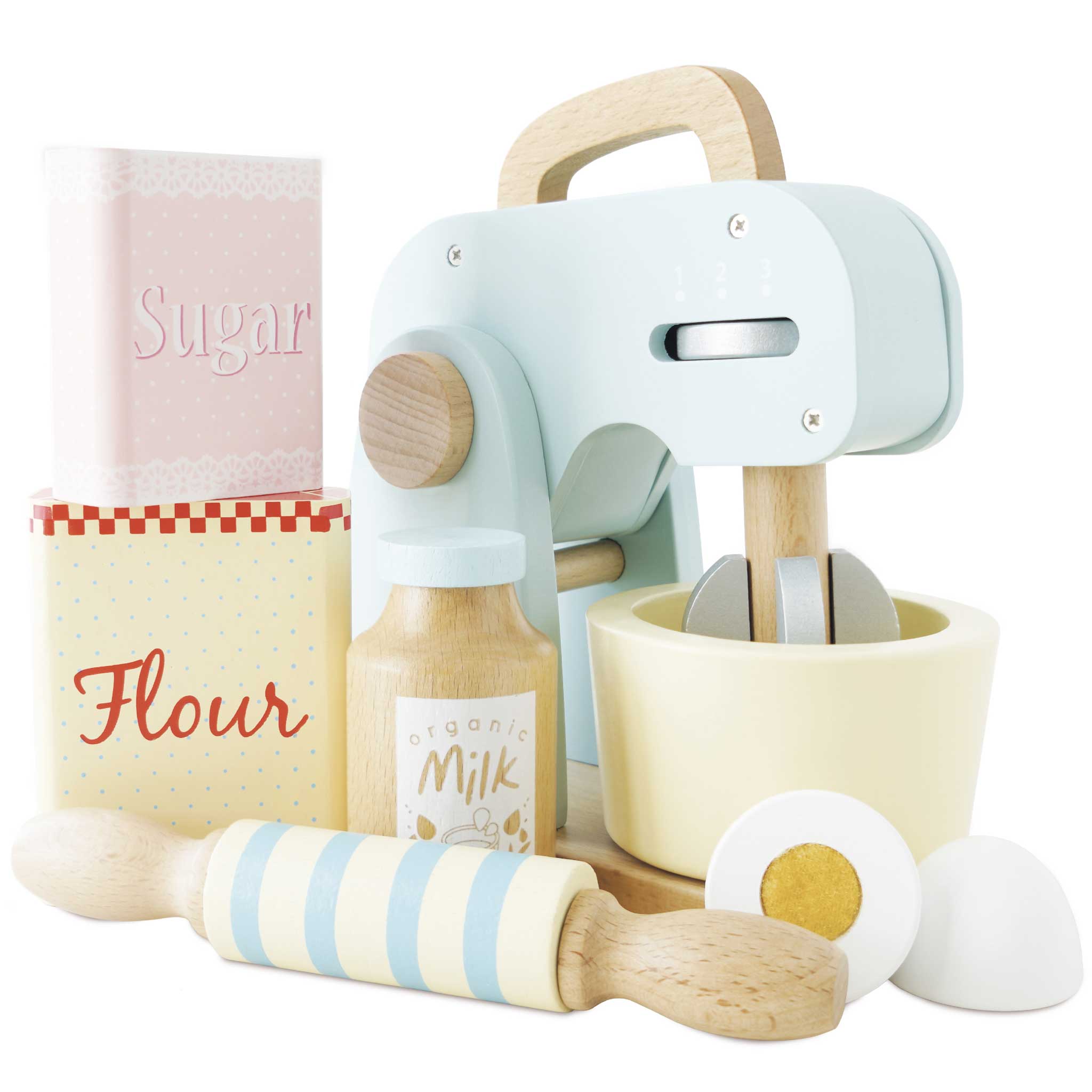 Mixer Set | Wooden Baking & Play Foods – Le Toy Van, Inc.