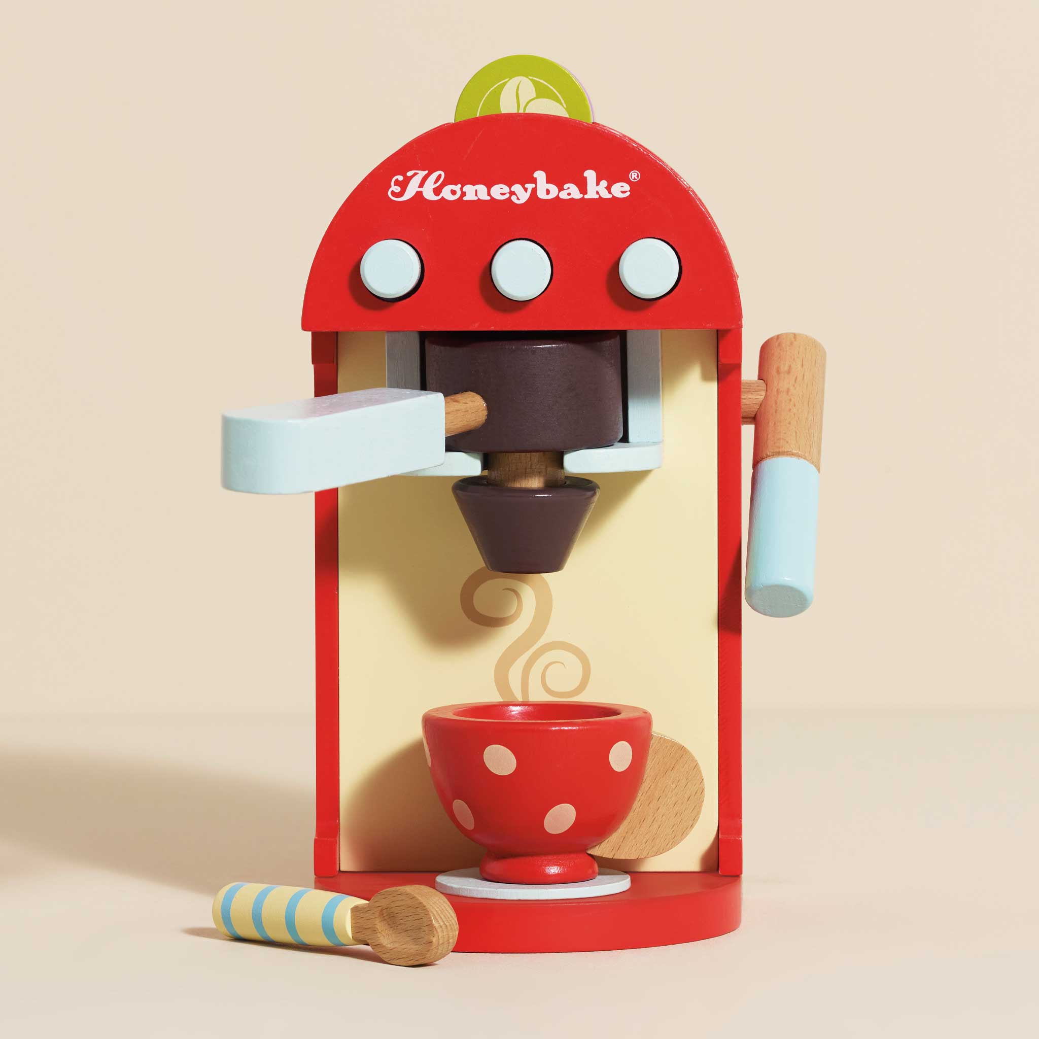 Wooden Toy Coffee Machine & Cup