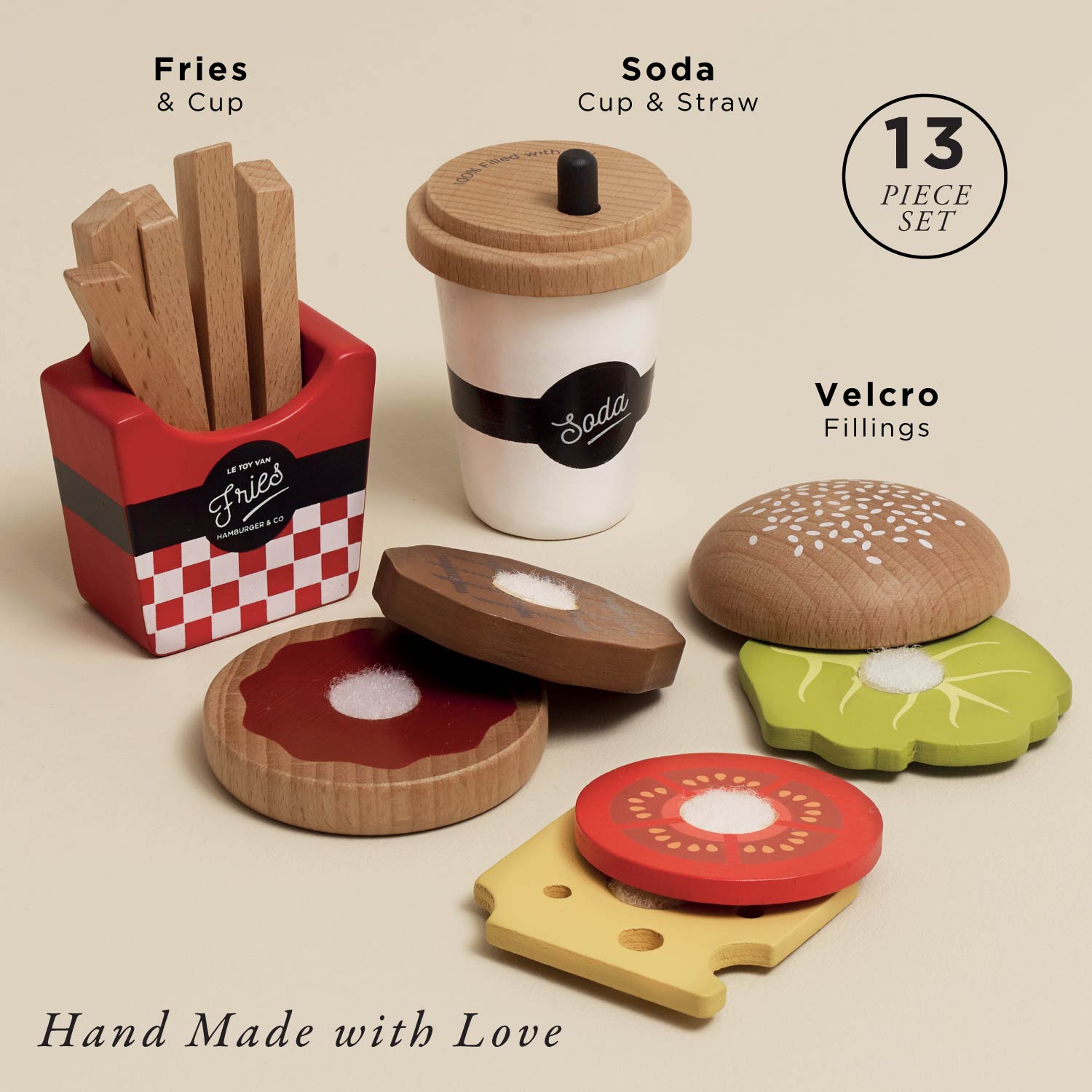 Gourmet Hamburger Set – Le Toy Van, Inc.