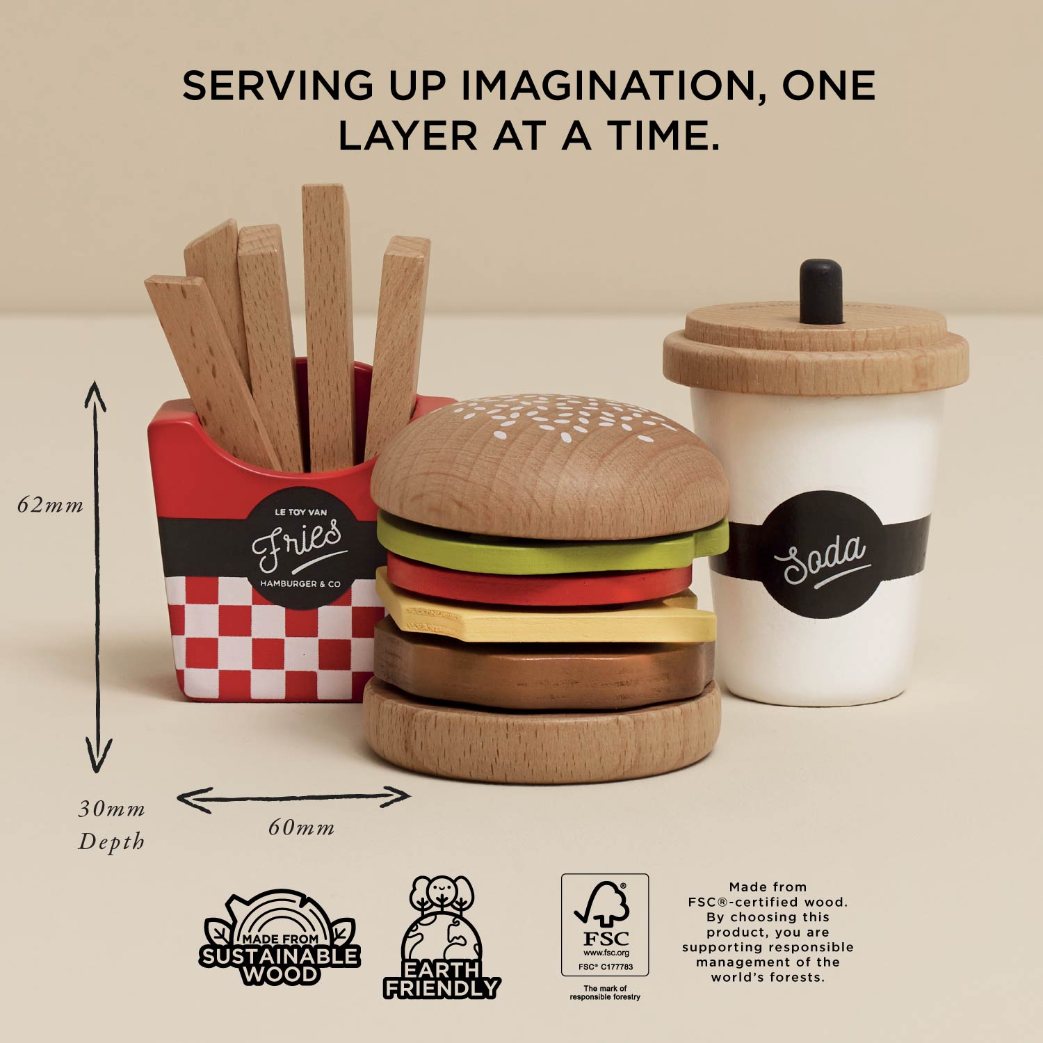 Gourmet Hamburger Set – Le Toy Van, Inc.