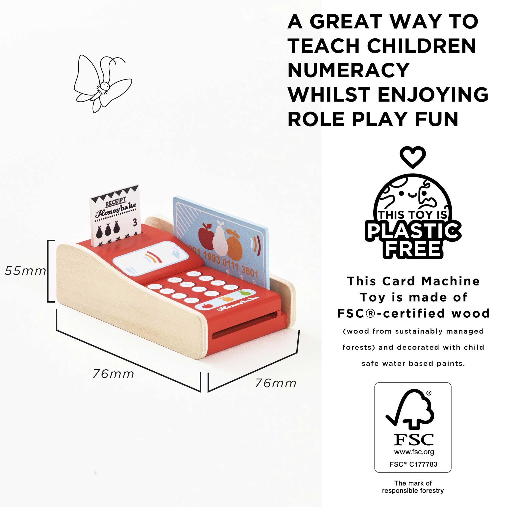 Card Machine | Sustainable Wooden Toys | Imaginative Play – Le Toy Van ...