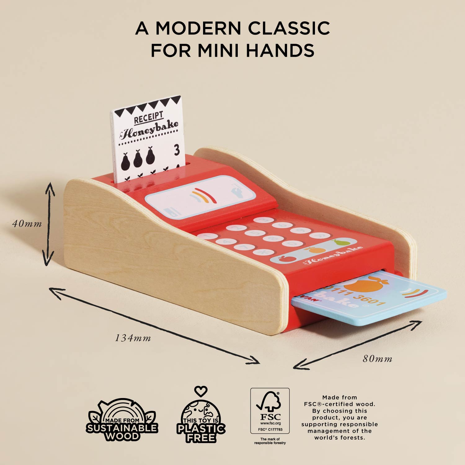 Wooden Shop Card Machine