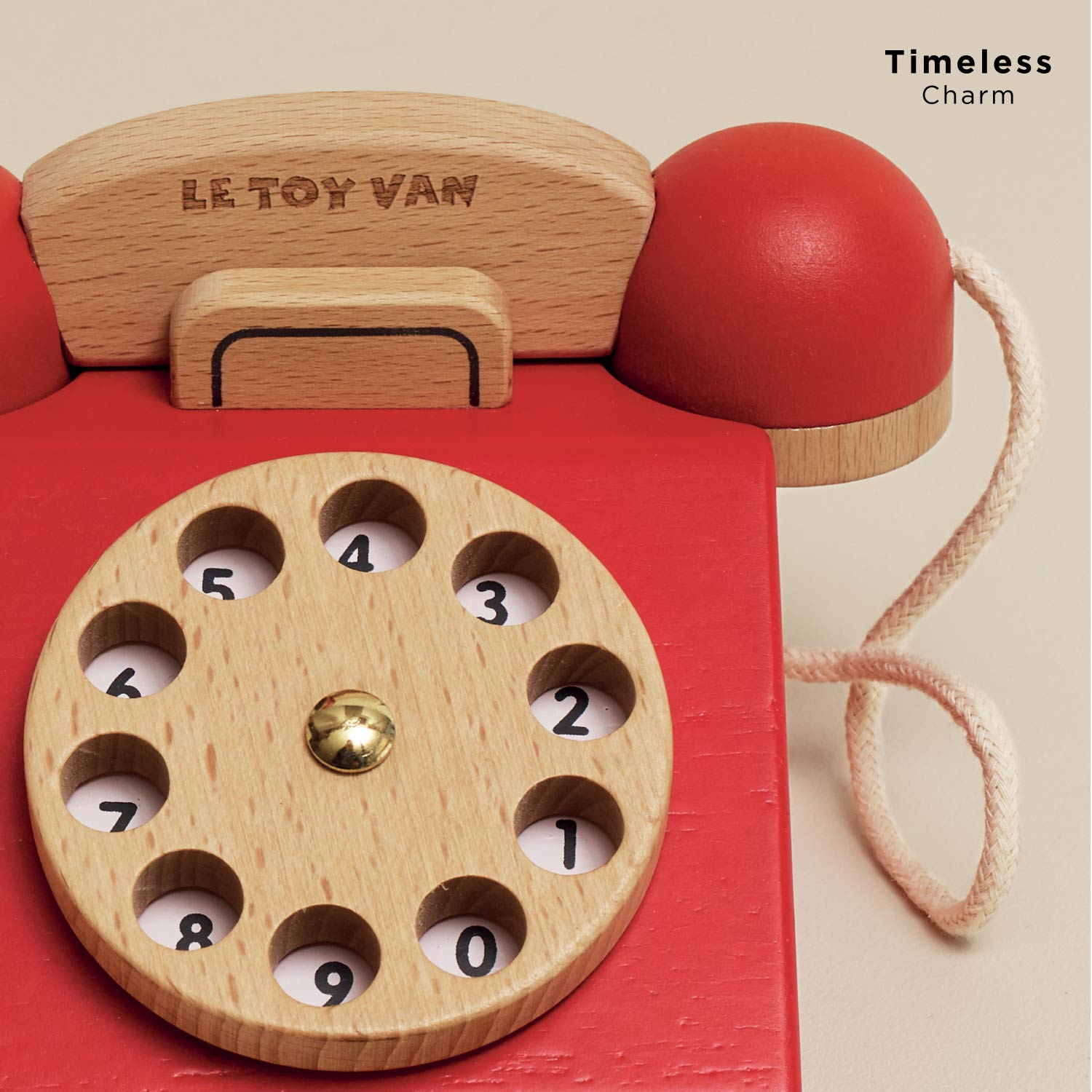 Vintage Phone | Wooden Pretend Play Toys | Le Toy Van Inc.
