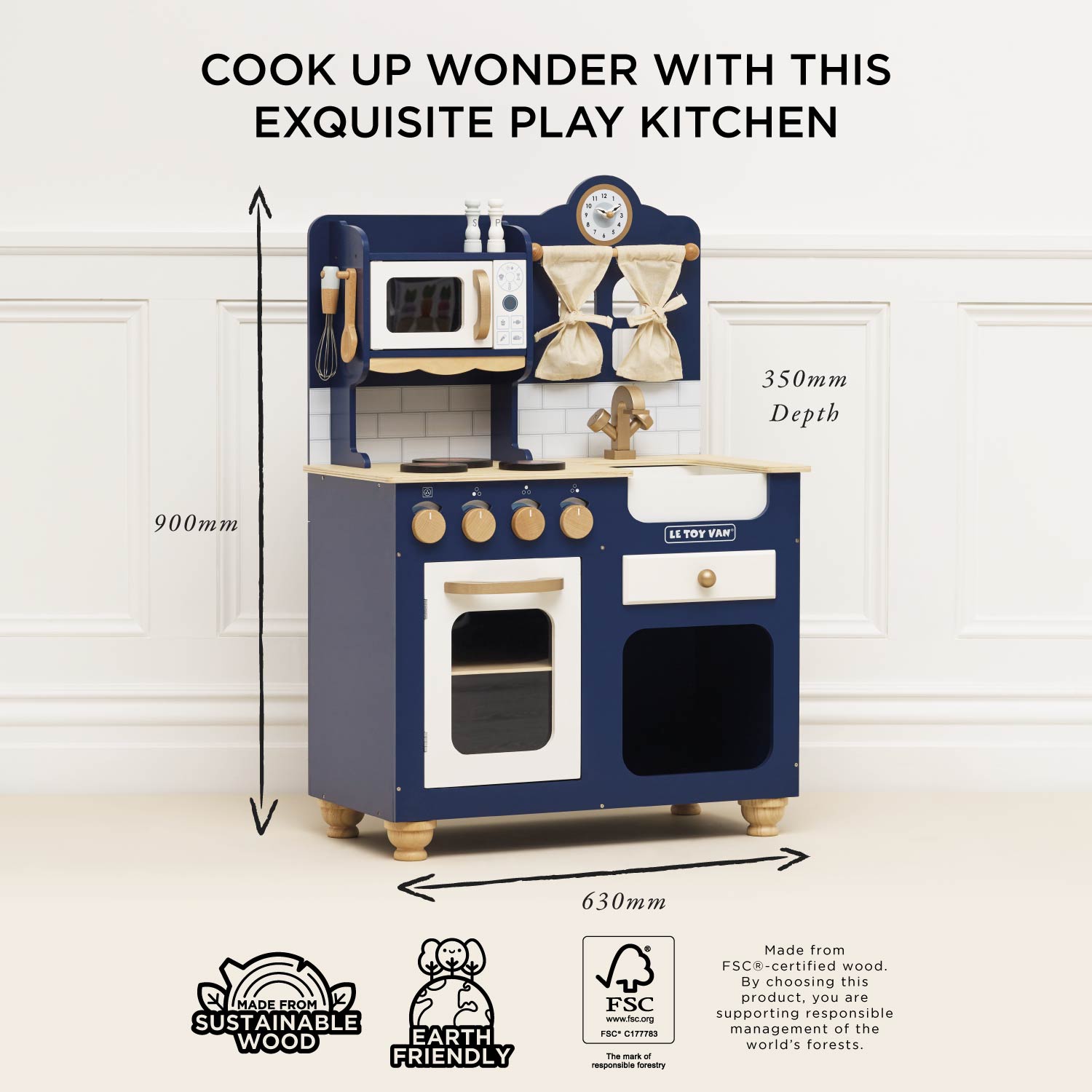 Oxford Wooden Play Kitchen