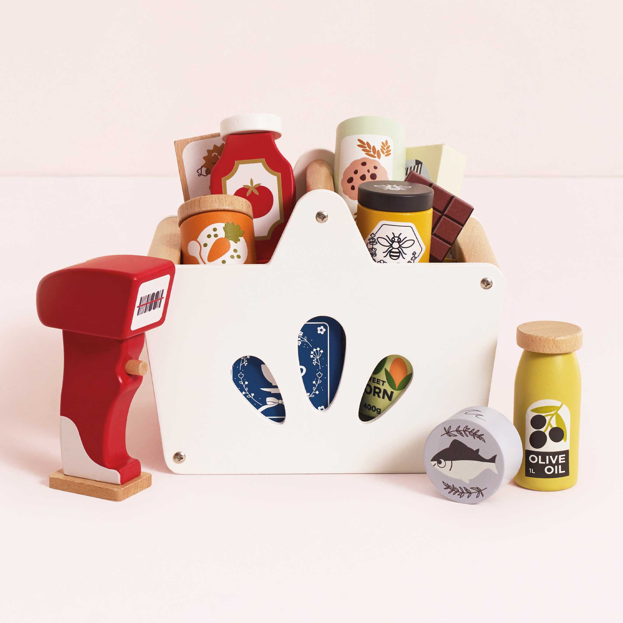 Grocery set & Scanner | Wooden Pretend Play Food Toys | Le Toy Van