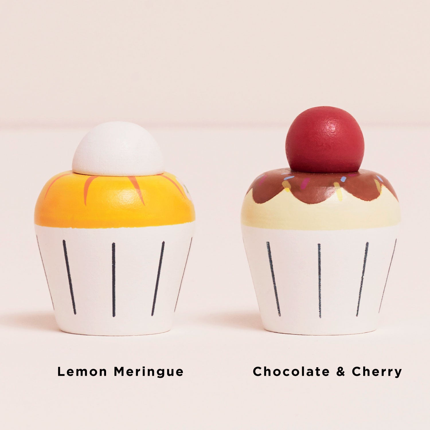 Wooden Cupcake Play Food Set