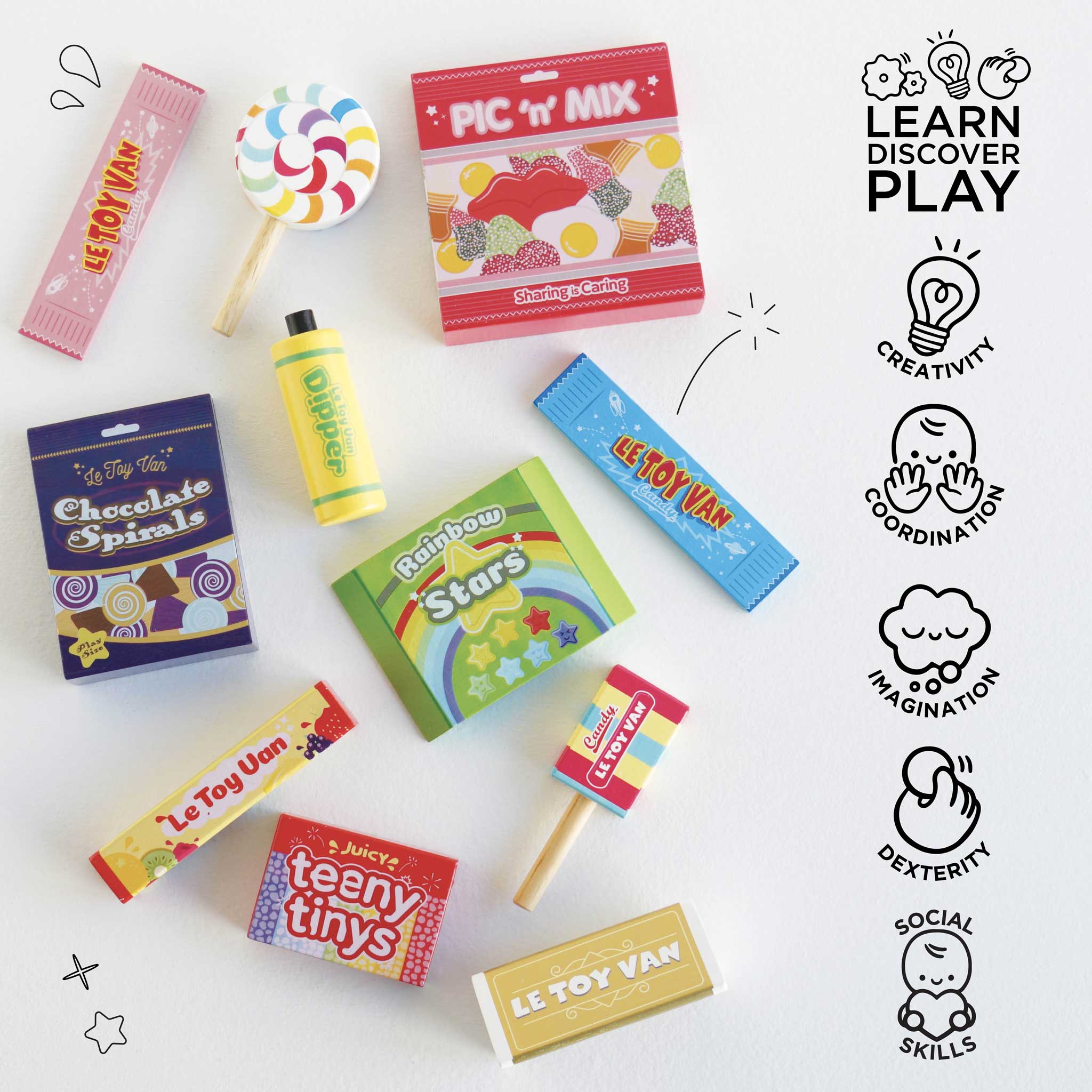 Retro Sweets and Candy Roleplay Set