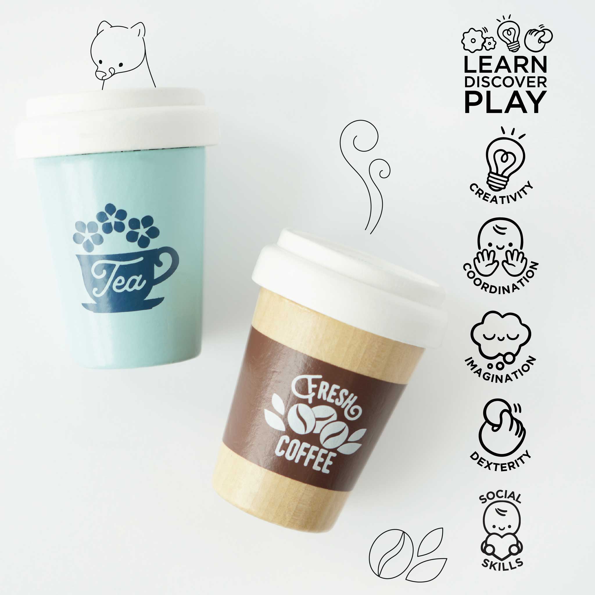Tea & Coffee Re-Useable Eco Cups