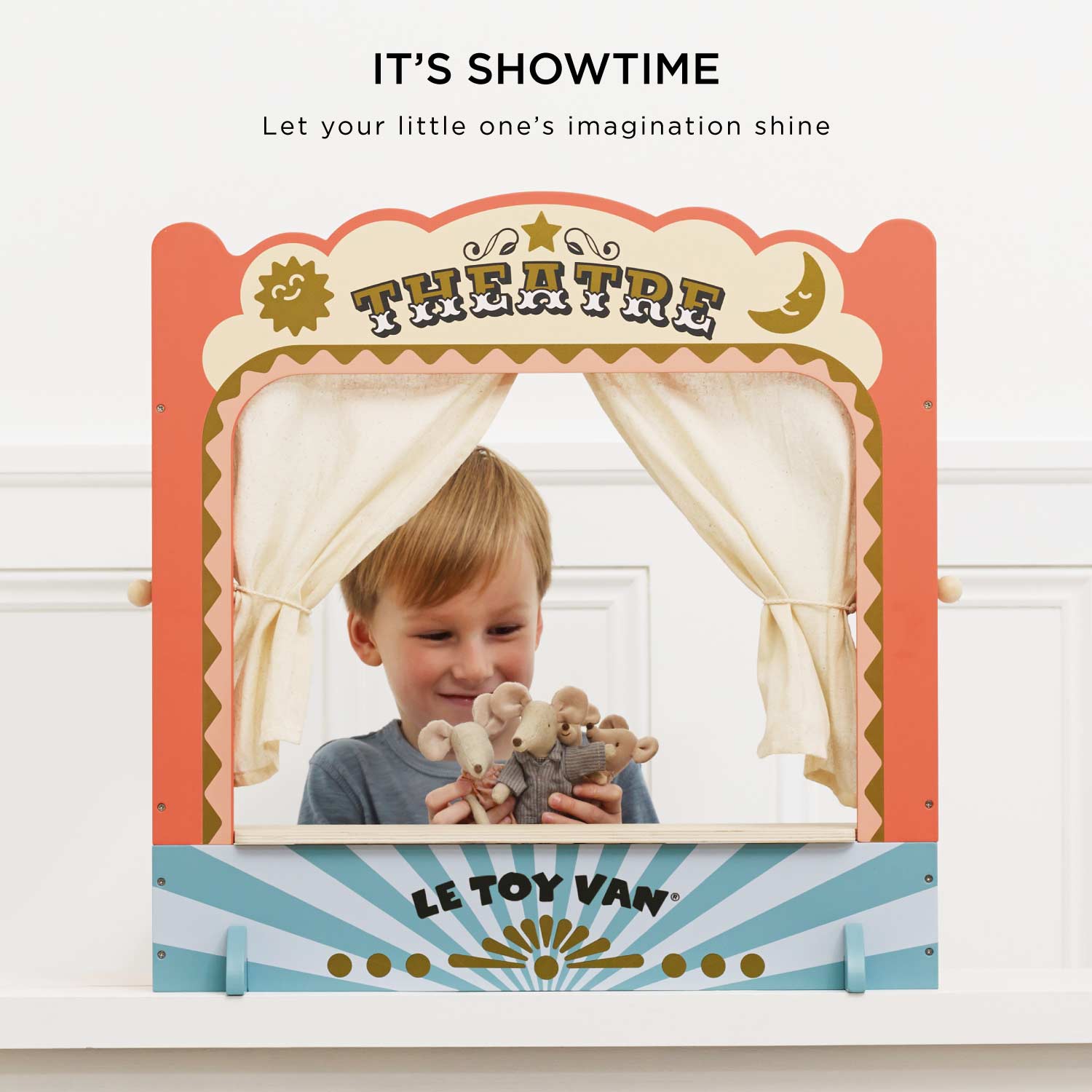 Tabletop Puppet Wooden Theatre