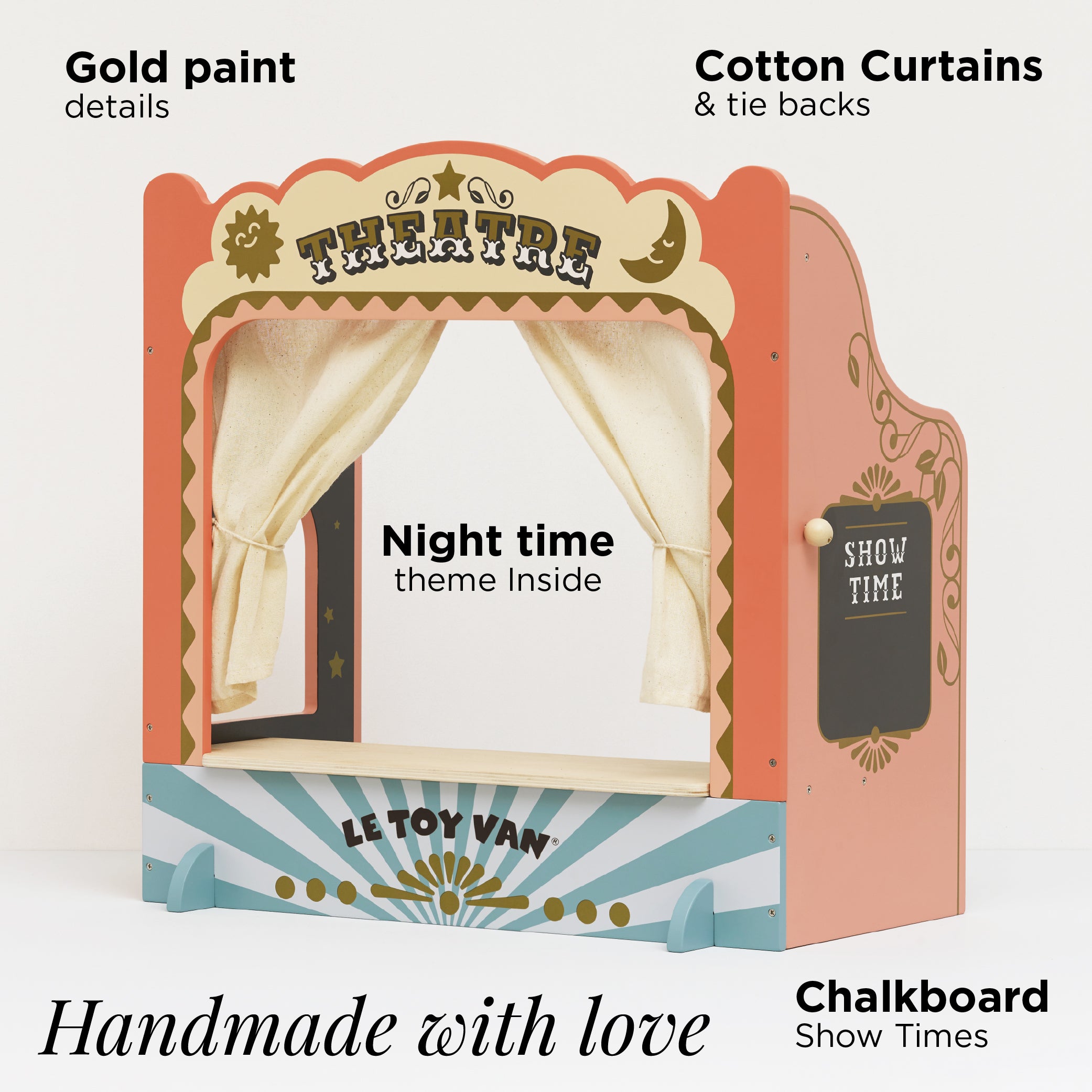 Tabletop Puppet Wooden Theatre