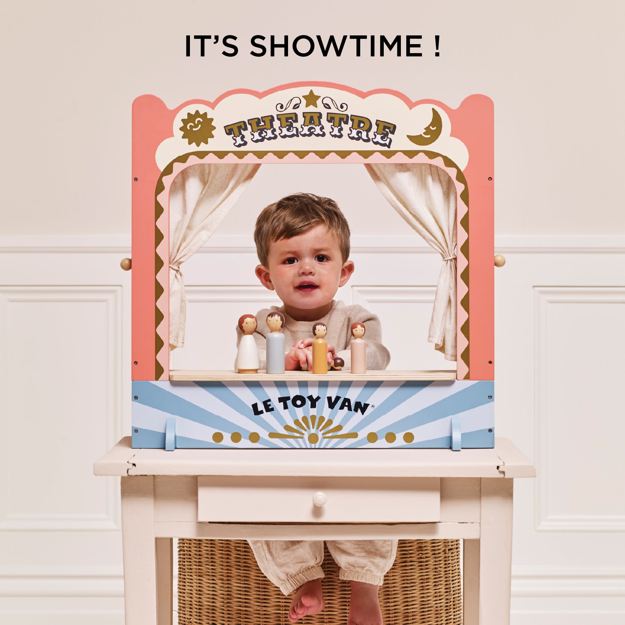 Tabletop Puppet Wooden Theatre