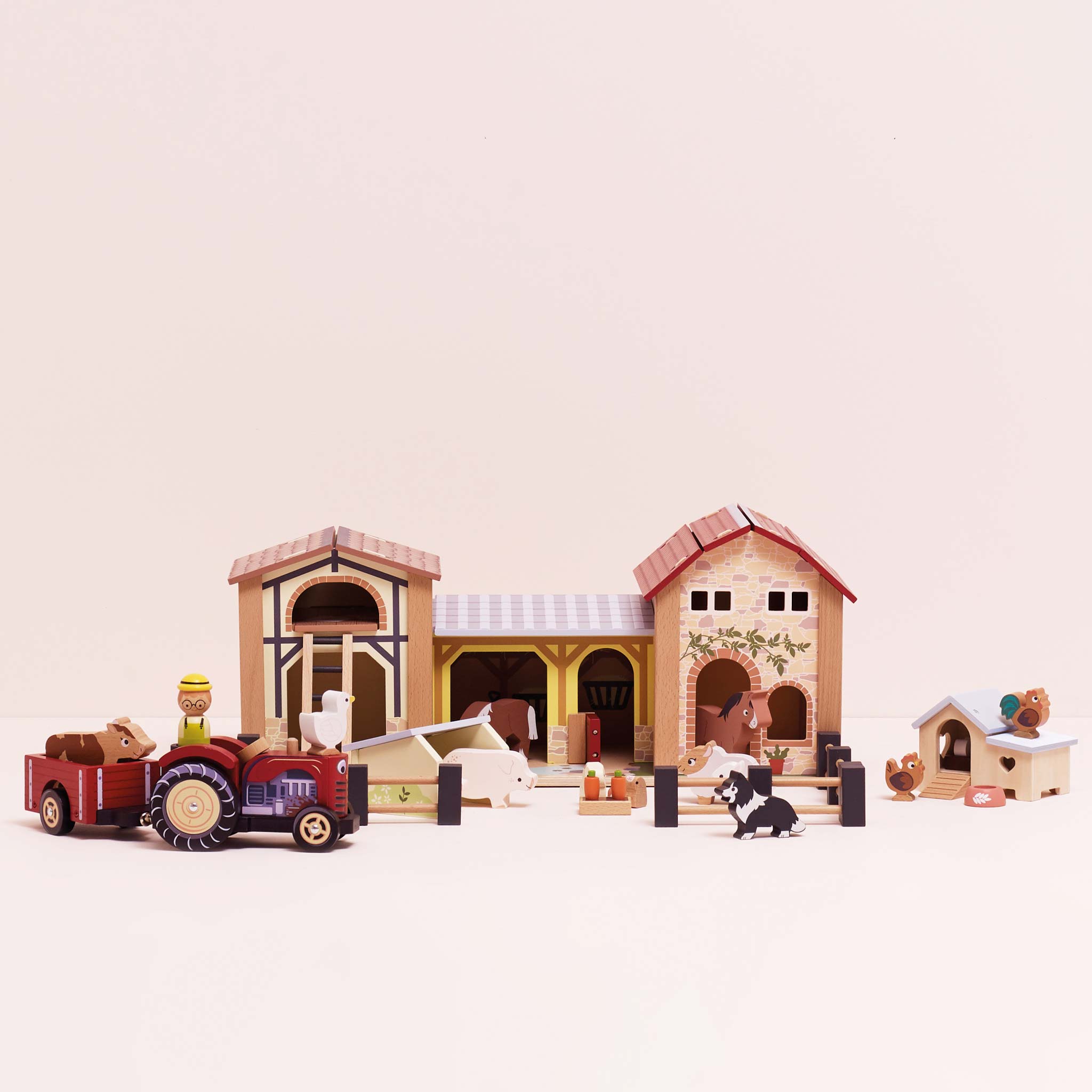 Wooden Farmyard Stables
