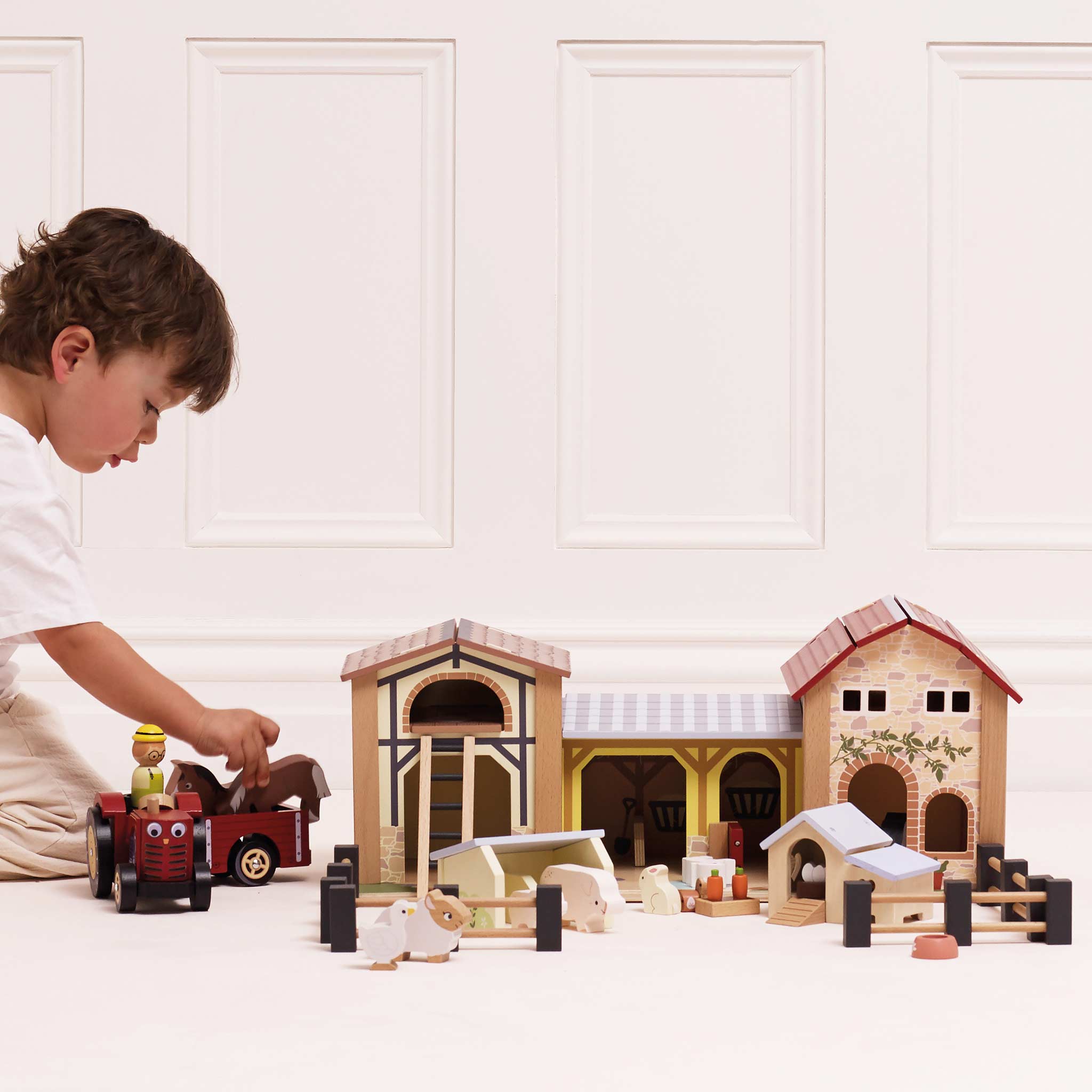 Wooden Farmyard Stables