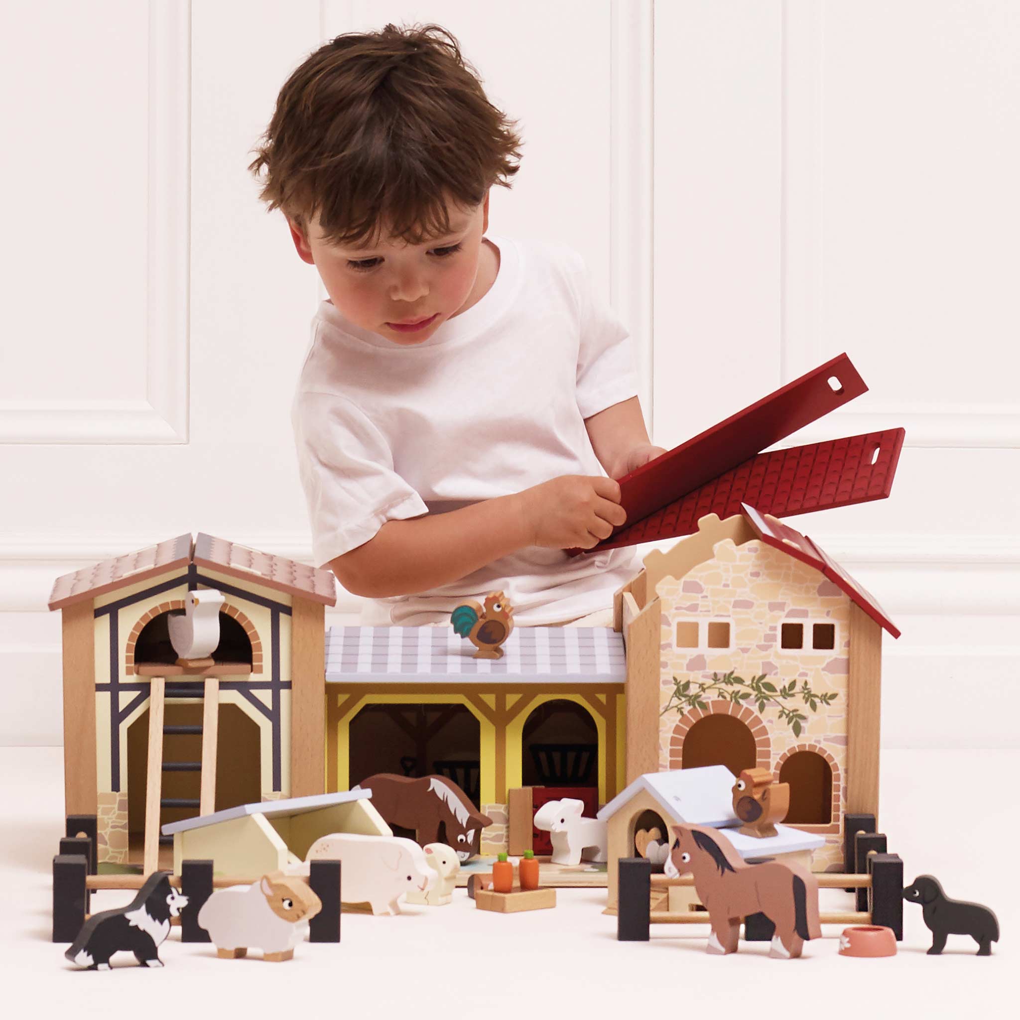 Wooden Farmyard Stables