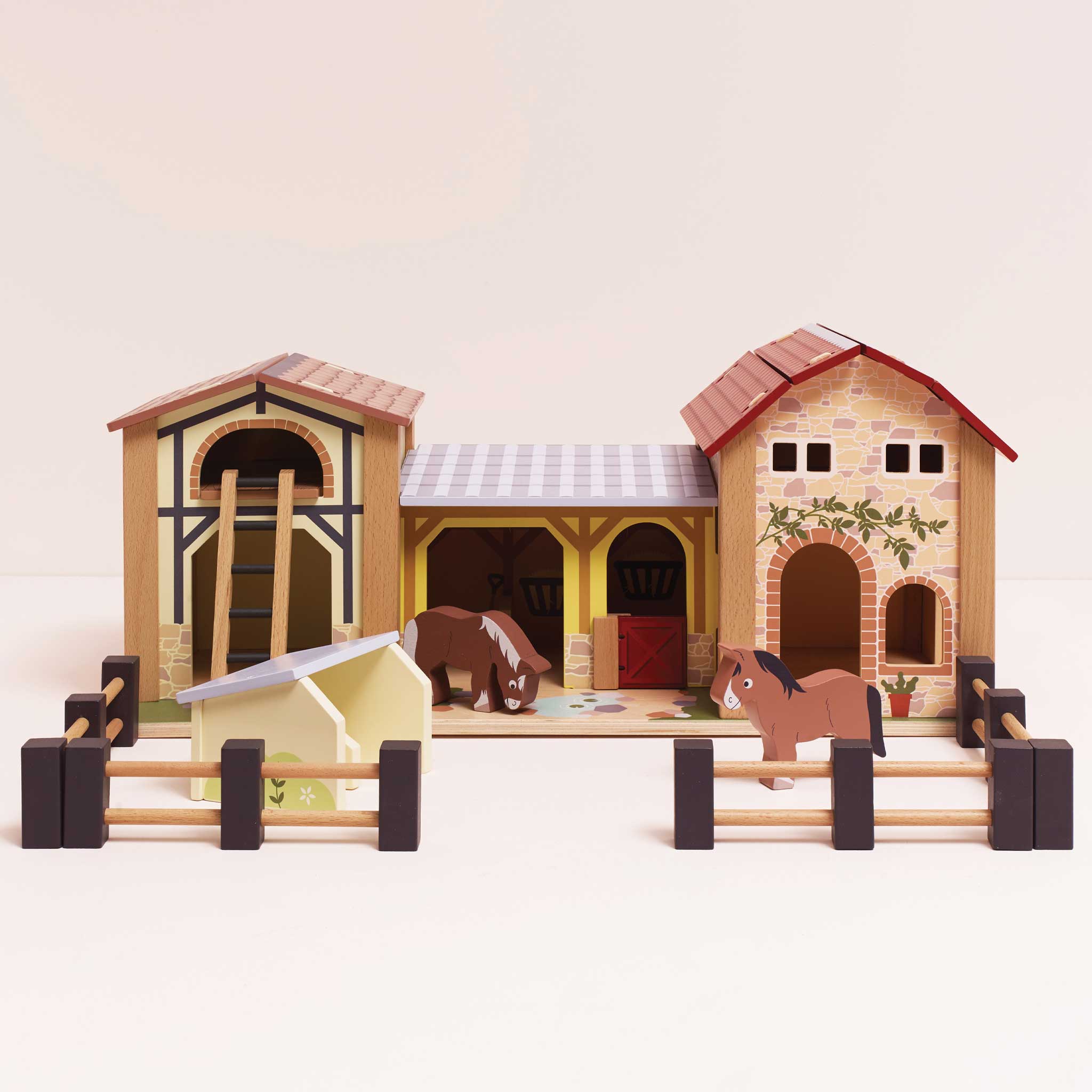 Wooden Farmyard Stables