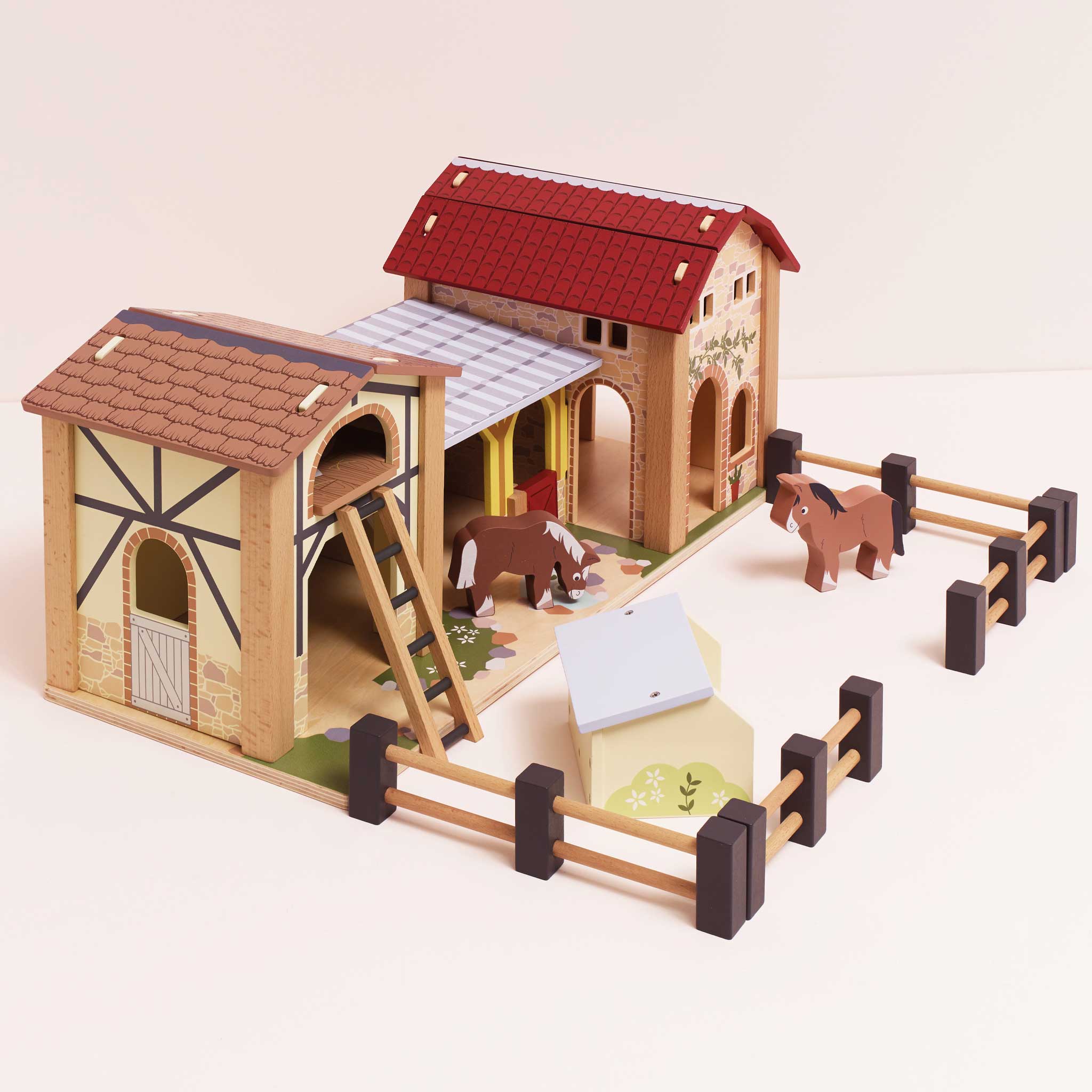 Wooden Farmyard Stables