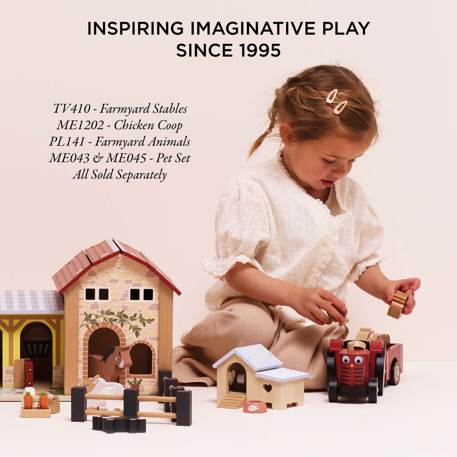 Farmyard Tractor & Trailer