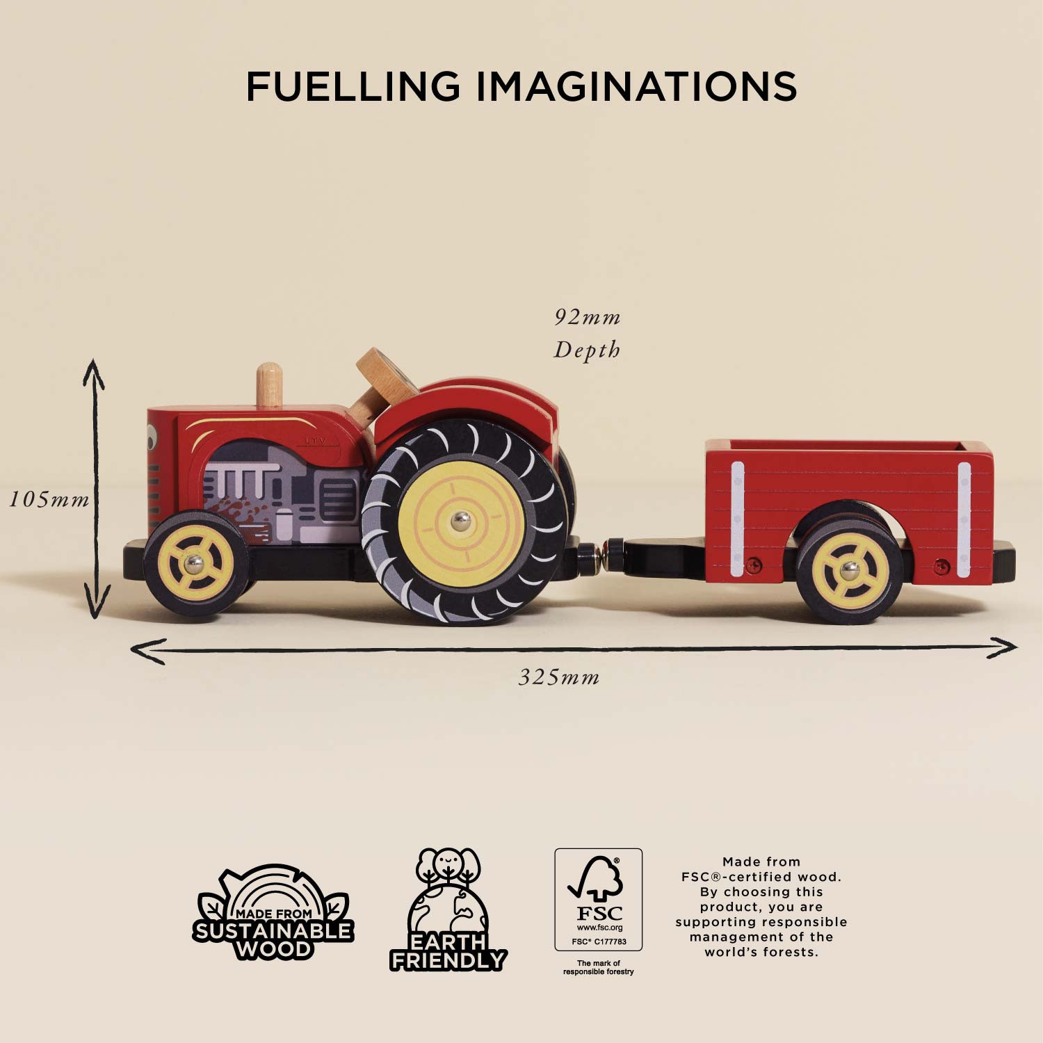 Farmyard Tractor & Trailer