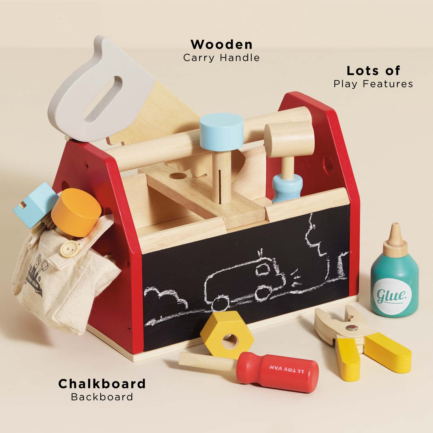 Tool Box & Wooden Tools