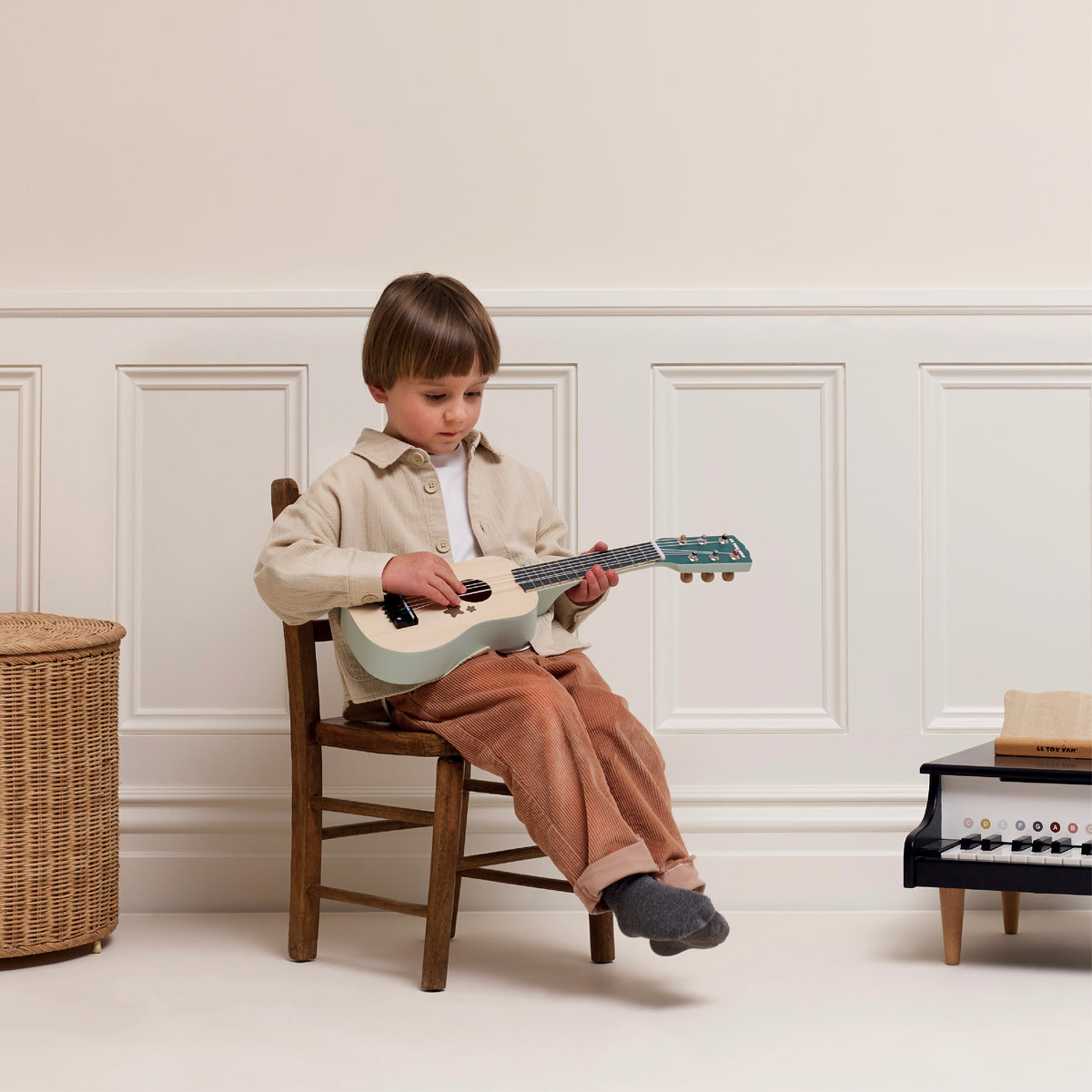 Wooden Guitar Toy Instrument