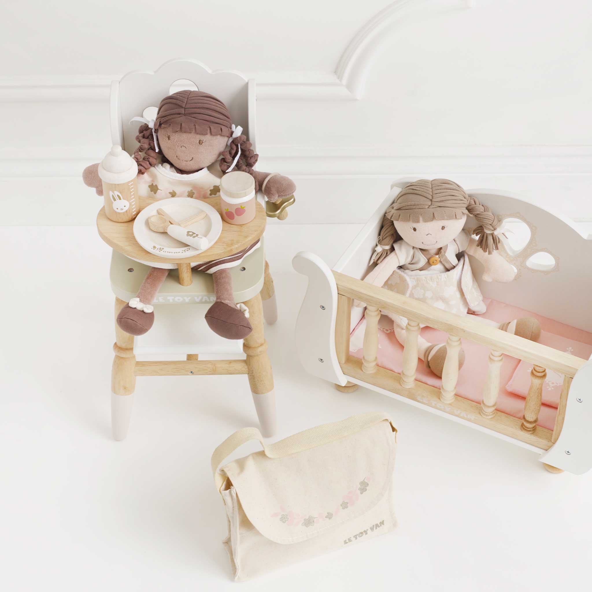 Dolls Wooden High Chair