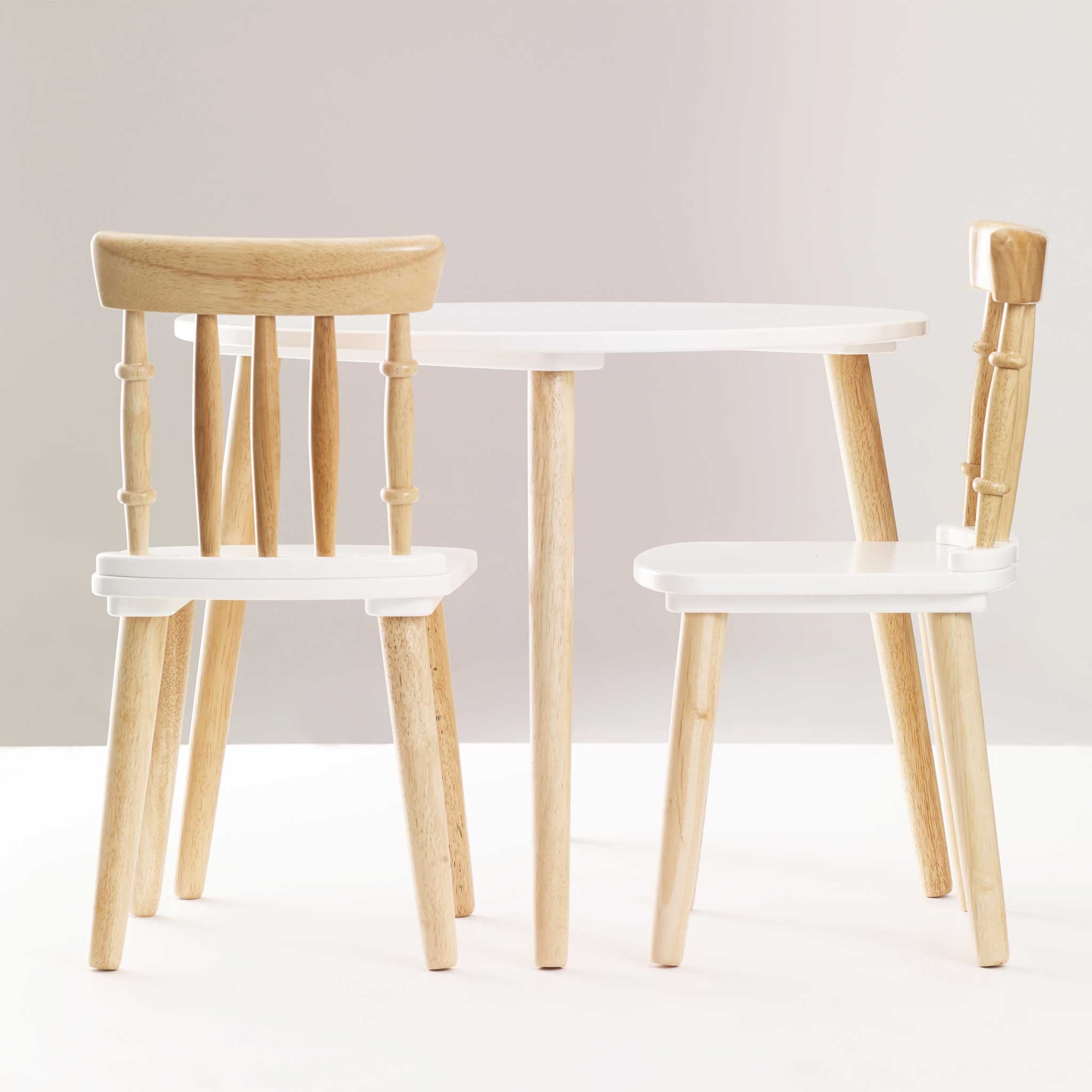 Children's Wooden Table and Chairs