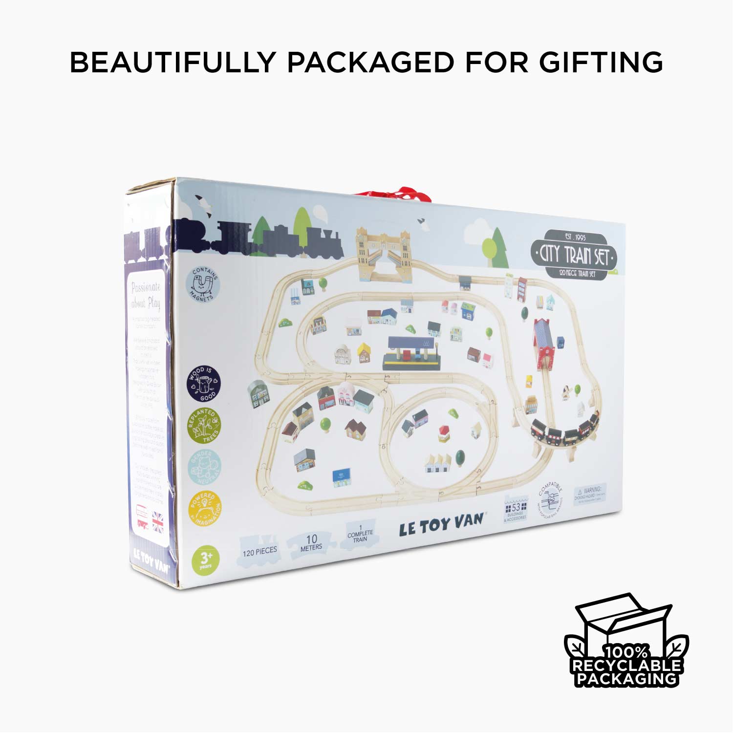 London Railway Train Set | Wooden Play Toys | Le Toy Van Inc.