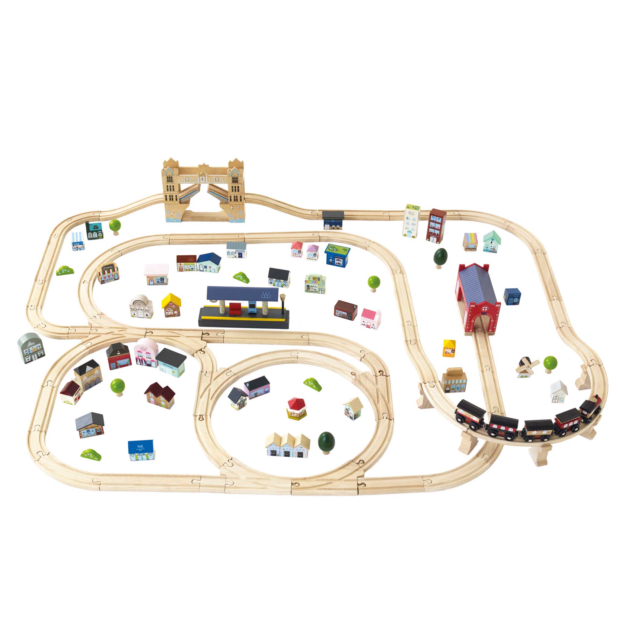City Train Set | Wooden Toys for Kids - Le Toy Van, Inc.