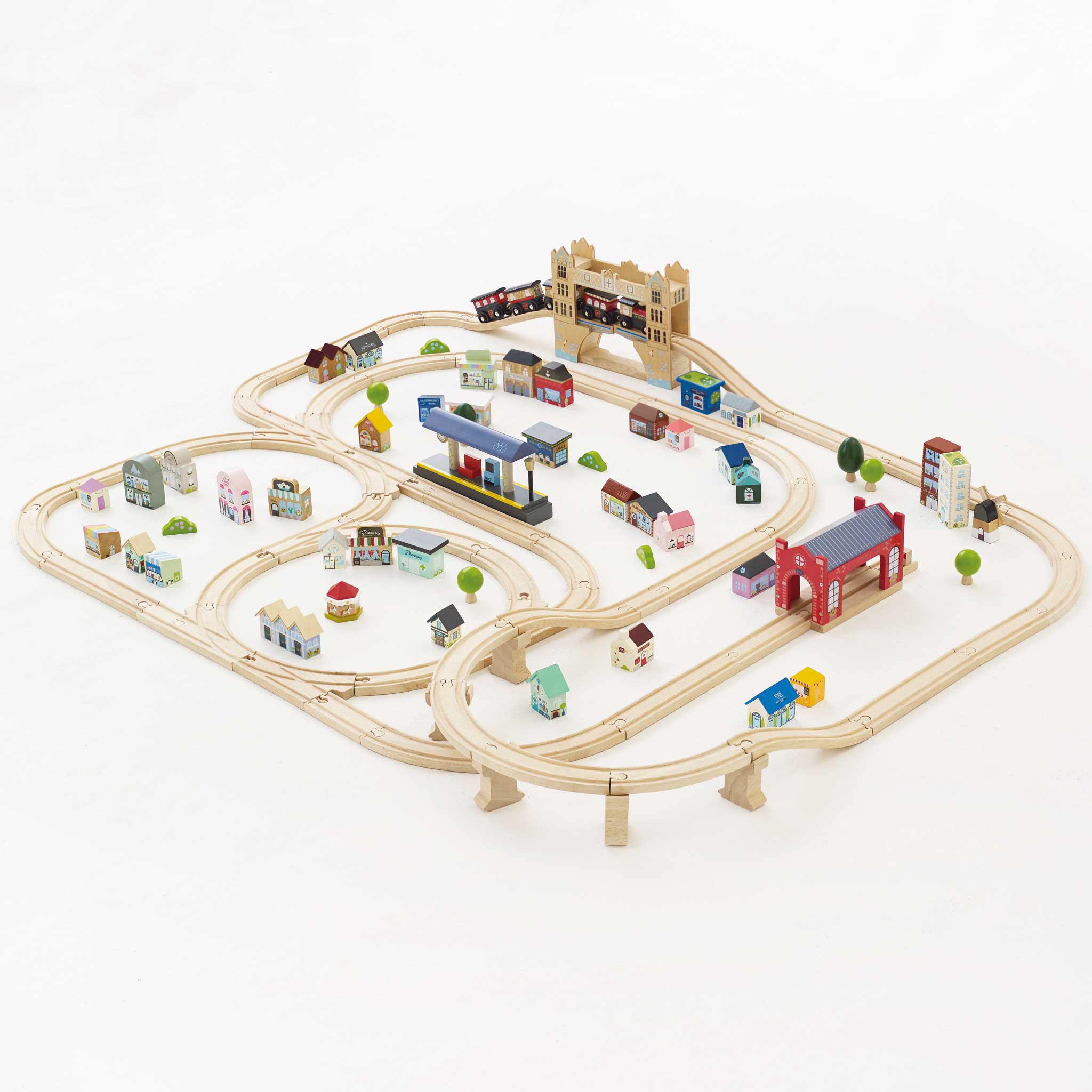 City Train Set | Wooden Toys for Kids - Le Toy Van, Inc.