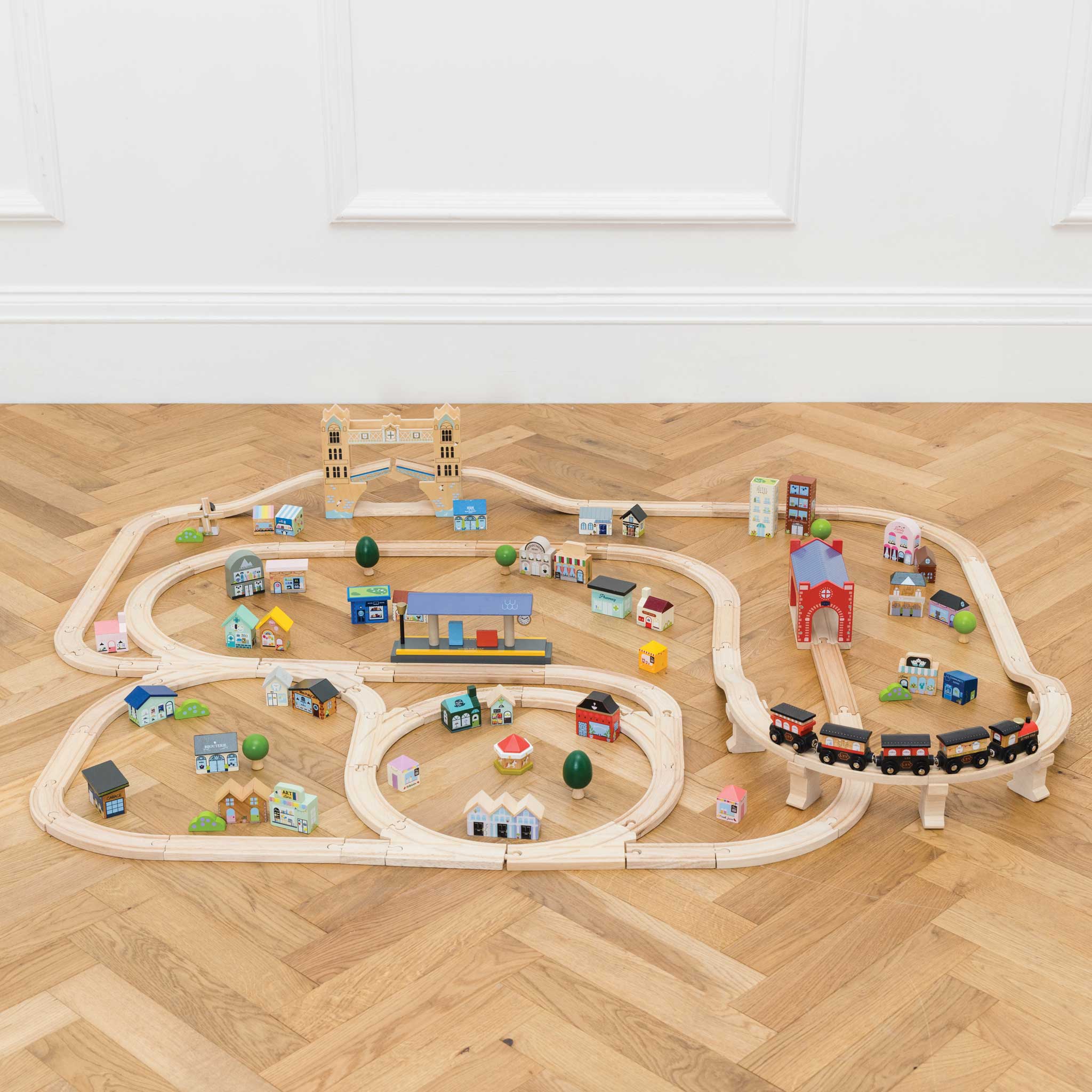 City Train Set | Wooden Toys for Kids - Le Toy Van, Inc.