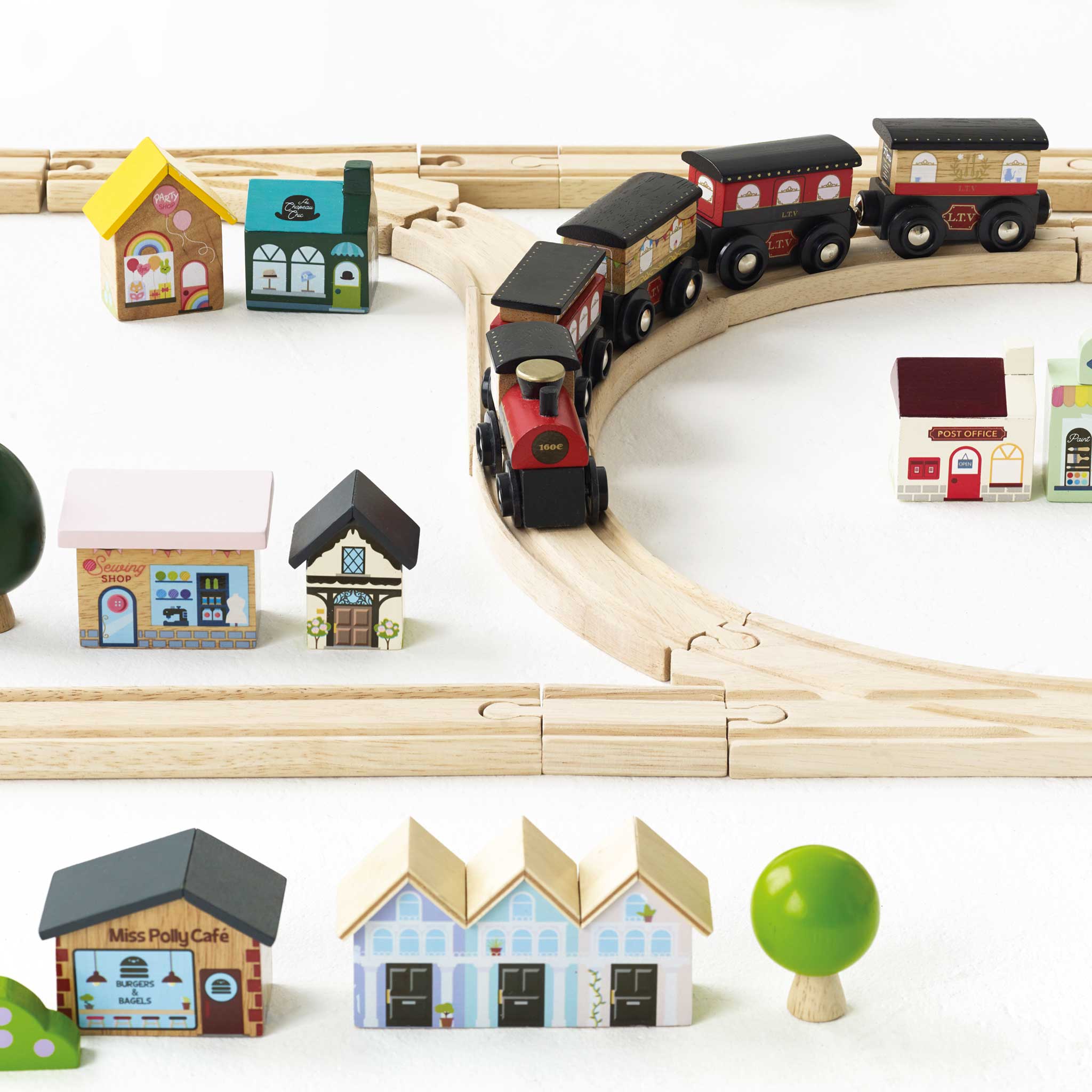 City Train Set | Wooden Toys for Kids - Le Toy Van, Inc.