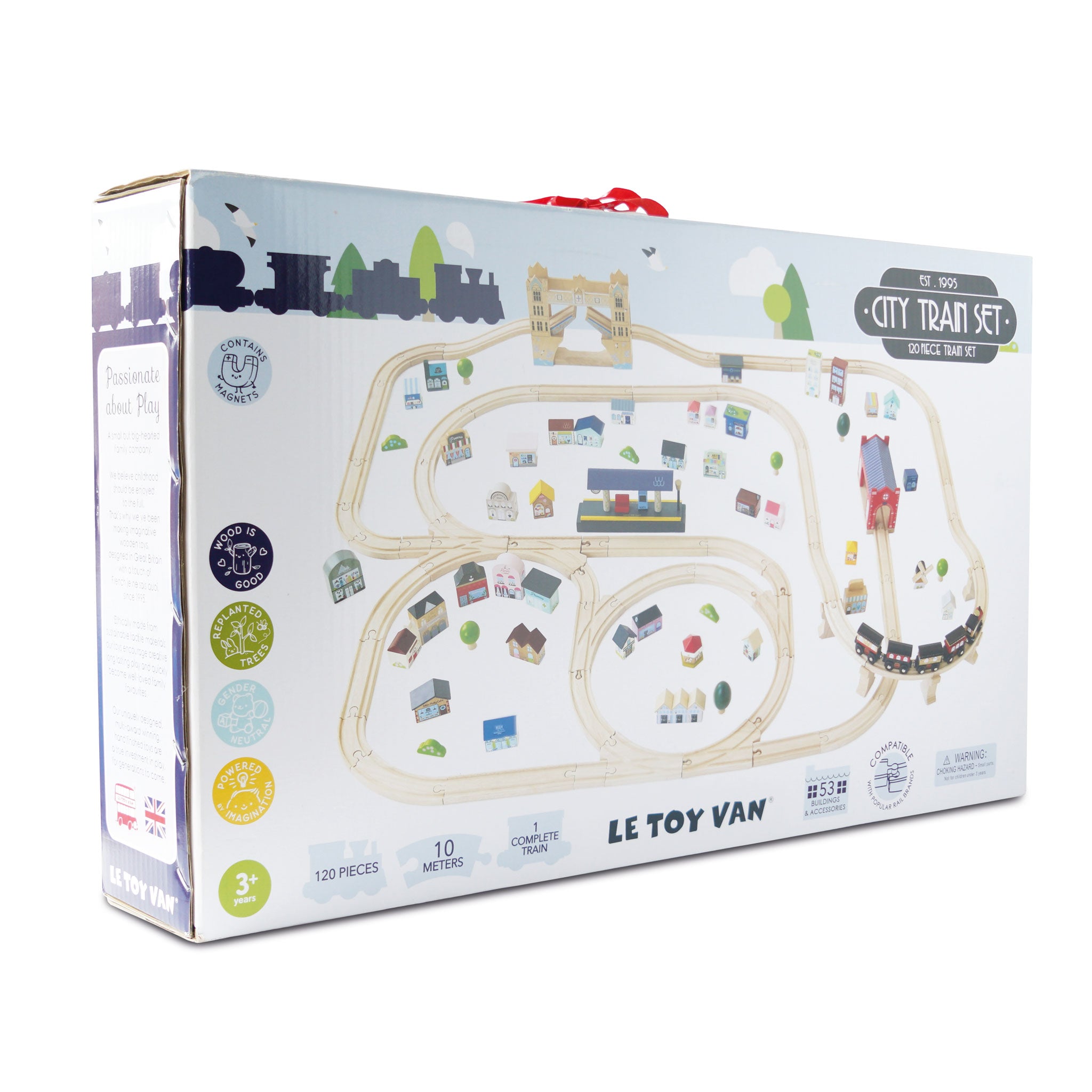 City Train Set | Wooden Toys for Kids - Le Toy Van, Inc.