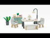 Load and play video in Gallery viewer, Wooden Dolls House Dining Room