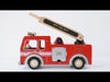 Load and play video in Gallery viewer, Wooden Fire Truck