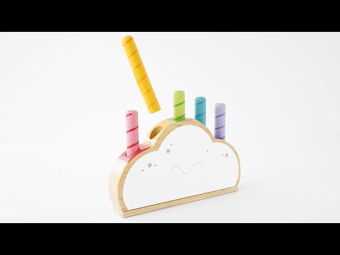 Rainbow Cloud Pop-up Toy