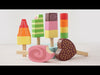 Load and play video in Gallery viewer, Wooden Ice Lollies Popsicles