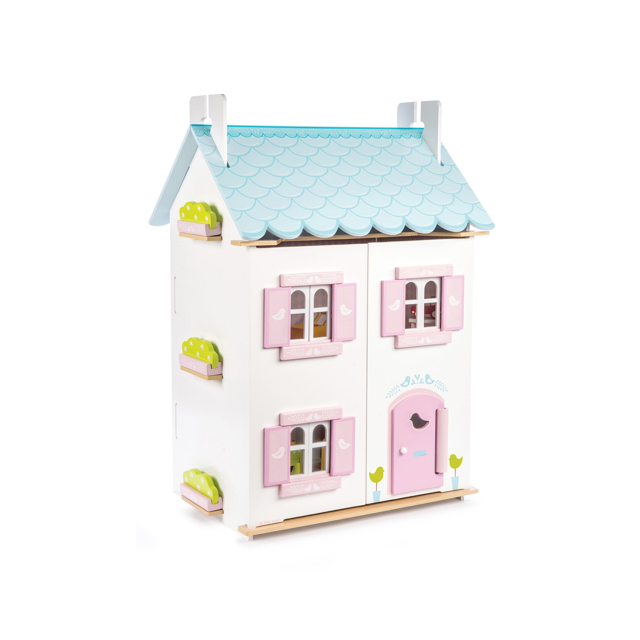 Bluebird Cottage Dollhouse & Furniture