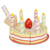 Load image into Gallery viewer, Sliceable Birthday Cake &amp; Candles